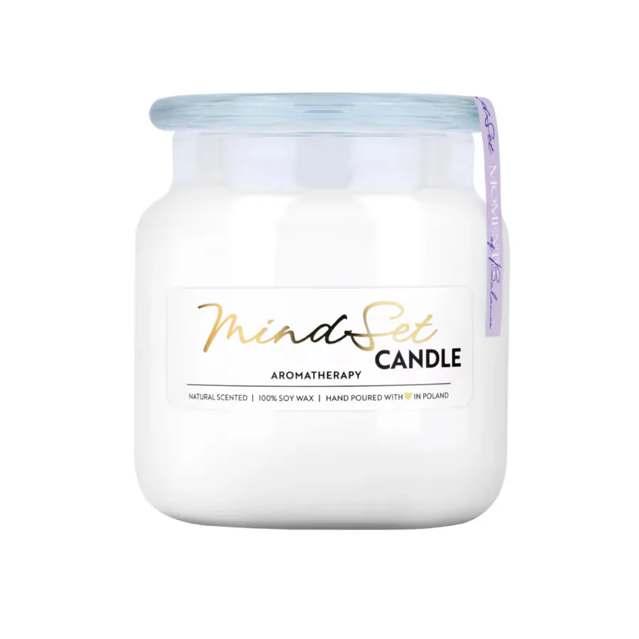 Свеча Mindset Cosmetics Swieca sojowa Moments of Balance white tea & amber, 750 мл