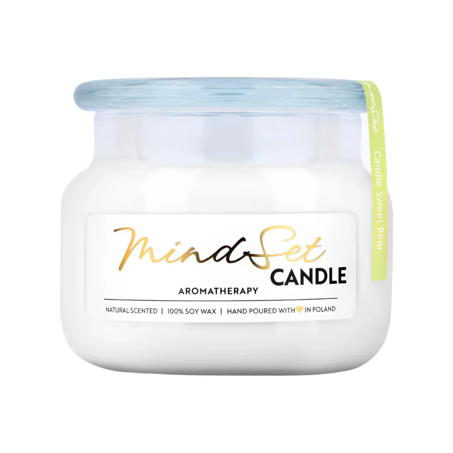 Свеча Mindset Cosmetics Swieca sojowa Sweet Pear, 450 мл