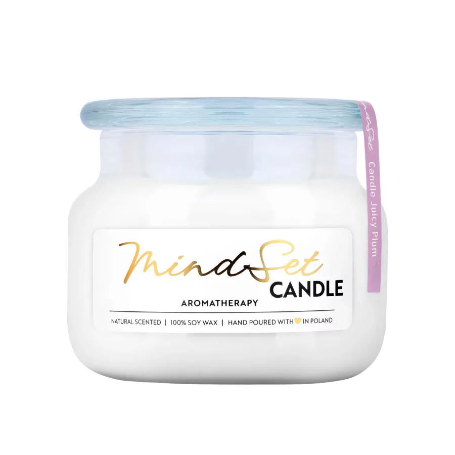 Свеча Mindset Cosmetics Swieca sojowa Juicy Plum, 450 мл