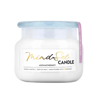 Свеча Mindset Cosmetics Swieca sojowa Juicy Plum, 450 мл