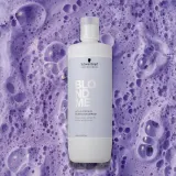 Шампунь для волос Schwarzkopf Professional BLONDME Bond Repair Szampon Neutralizujacy (Fioletowy), 1000 мл — фото 3