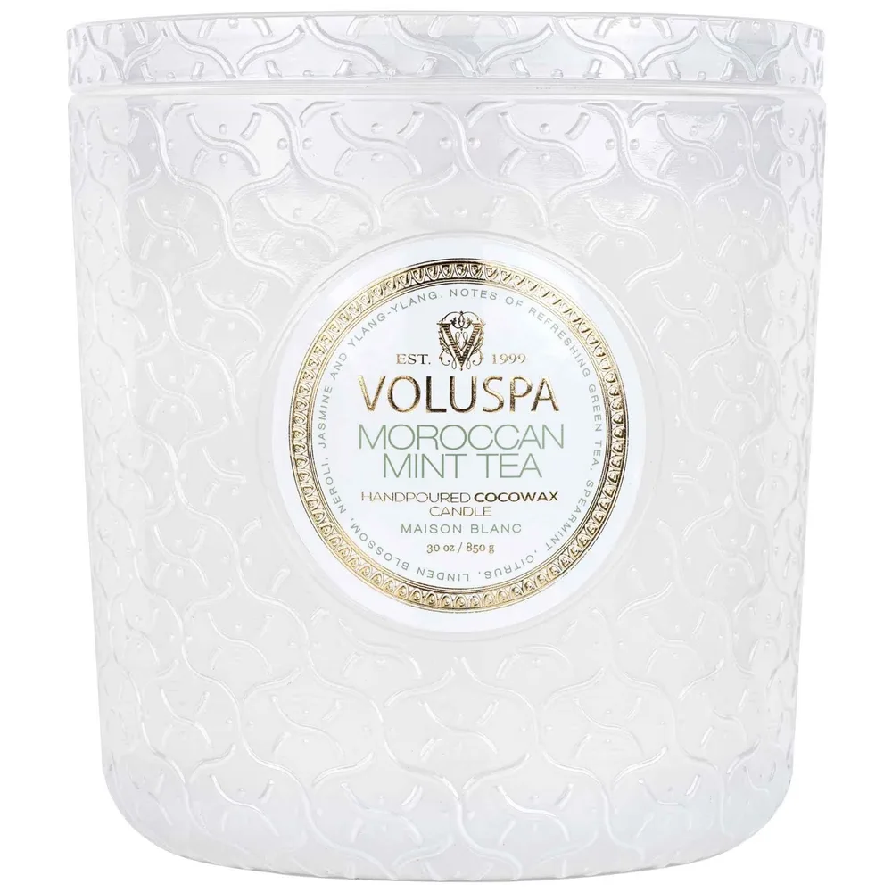 VOLUSPA Luxe Свеча ароматическая, 1 шт, оттенок Moroccan Mint
