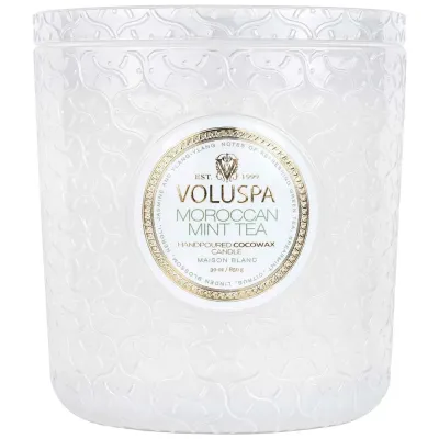 VOLUSPA Luxe Свеча ароматическая, 1 шт, оттенок Moroccan Mint