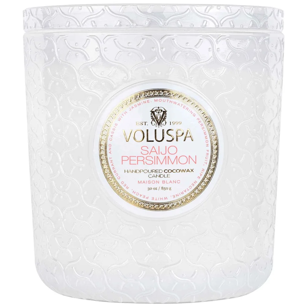 VOLUSPA Luxe Свеча ароматическая, 1 шт, оттенок Saijo Persimmon
