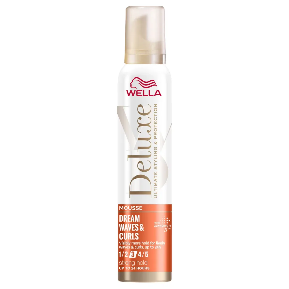 Wella Deluxe Dream Wav + Curl пенка для укладки волос, 200 мл
