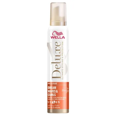 Wella Deluxe Dream Wav + Curl пенка для укладки волос, 200 мл