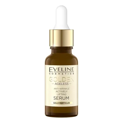 Eveline Cosmetics Golden Ageless Сыворотка для лица против морщин, лифтинг-эффект, 18 мл