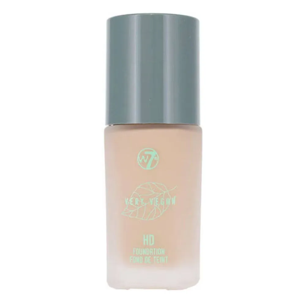 Тональный крем W7 VERY VEGAN HD Foundation PODKLAD WYGLADZAJACY, оттенок SAND BEIGE