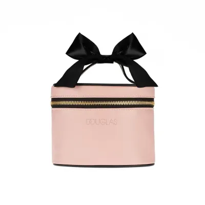 Douglas Collection Small Vanity Bag косметичка маленькая розовая со съемным бантом, 1 шт
