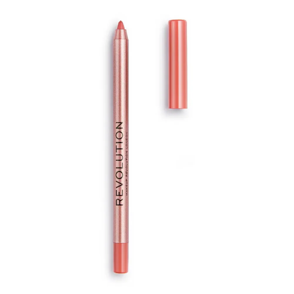 Revolution Satin Kiss Карандаш для контура губ, 1 г, оттенок HEART RACE PEACH NUDE