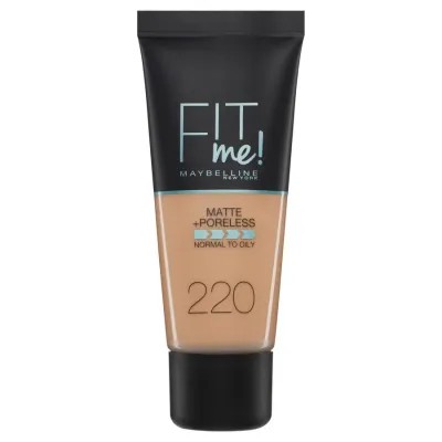 Maybelline Fit Me Matte Poreless Тональный крем матирующий, оттенок 220 - NATURAL BEIGE