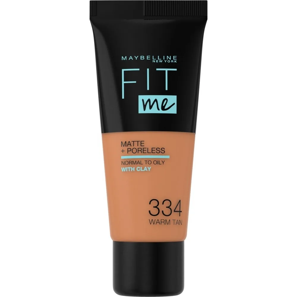 Maybelline Fit Me Matte Poreless Тональный крем матирующий, оттенок 334 - WARM TAN