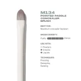 Morphe M134 кисть для консилера Pointed Paddle Concealer Brush с заостренным кончиком, 1 шт — фото 5