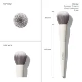 Кисть для теней Morphe M102 ROUNDED CREAM & LIQUID FOUNDATION BRUSH, 1 шт — фото 5