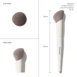 Кисть для теней Morphe M103 ANGLED CREAM & LIQUID FOUNDATION BRUSH, 1 шт — фото 5