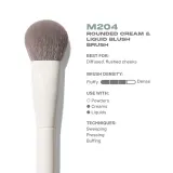 Кисть для румян Morphe M204 ROUNDED CREAM & LIQUID BLUSH BRUSH, 1 шт — фото 5
