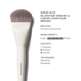 Кисть для румян Morphe M243 SLANTED CREAM & LIQUID CONTOUR BRUSH, 1 шт — фото 3