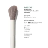 Кисть для румян Morphe M201 ANGLED POWDER BLUSH BRUSH, 1 шт — фото 4