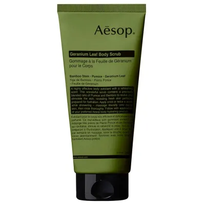 Жидкое средство для мытья волос и тела Aesop Geranium Leaf Body Scrub, 180 мл