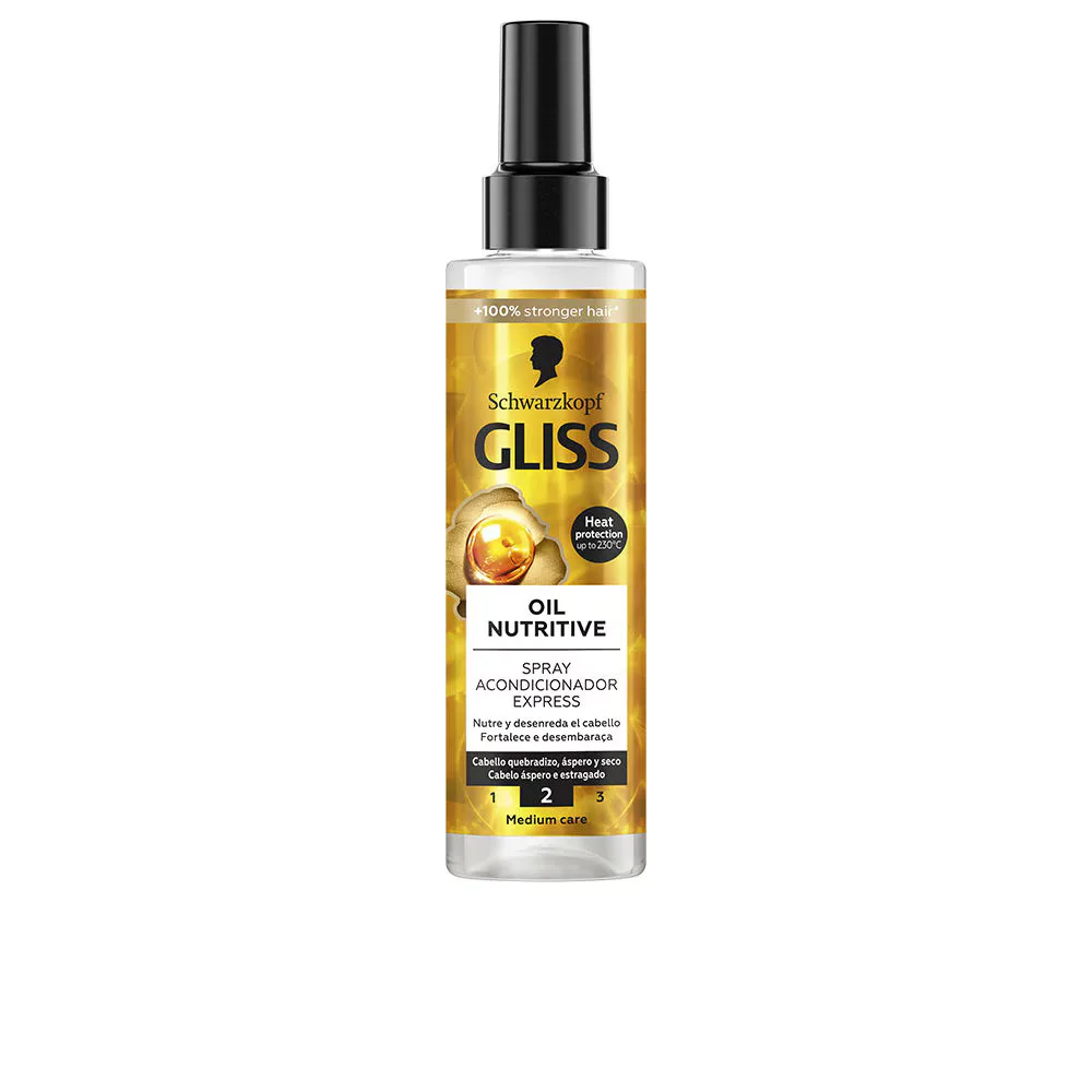 Бальзам для волос для смывки Schwarzkopf GLISS OIL NUTRITIVE odzywka w sprayu, 200 мл