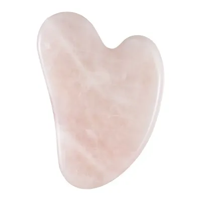GLOV Gua Sha Stone камень гуаша для массажа лица и шеи, Pink Quartz, 1 шт