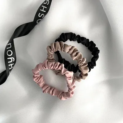 Poshyou Scrunchies MINI набор резинок для волос, 3 штуки, ширина 1,5 см, 1 шт