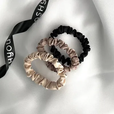 Poshyou Scrunchies Mini набор резинок для волос 3 штуки ширина 1,5 см, 1 шт