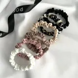 Poshyou MINI набор резинок-скранчи для волос, 6 штук, 1 шт — фото 1
