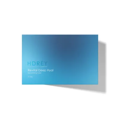 Hdrey Revital Deep Hyal Тканевая маска для лица увлажняющая, 3 шт х 30 г