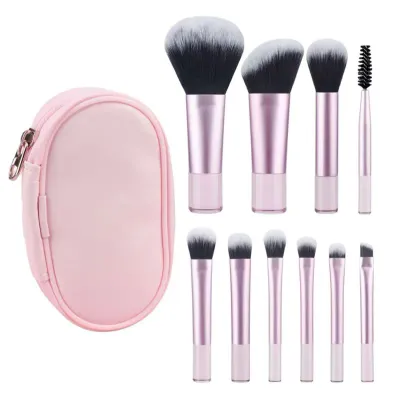 Набор кистей Technique Pro 10 Pieces Petite Pink Travel Set, 1 шт