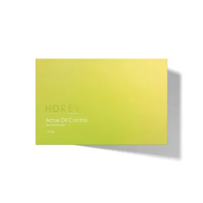 Hdrey Acne Oil Control Тканевая маска для лица балансирующая, для жирной кожи с акне, 3 шт х 30 г