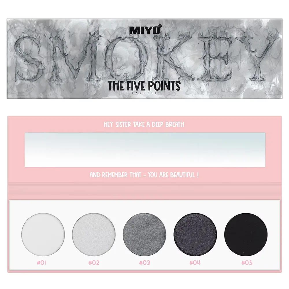 Miyo Five Points палетка теней для век, 02, 6.5 г