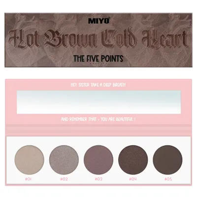 Miyo Five Points палетка теней для век, 09, 6.5 г