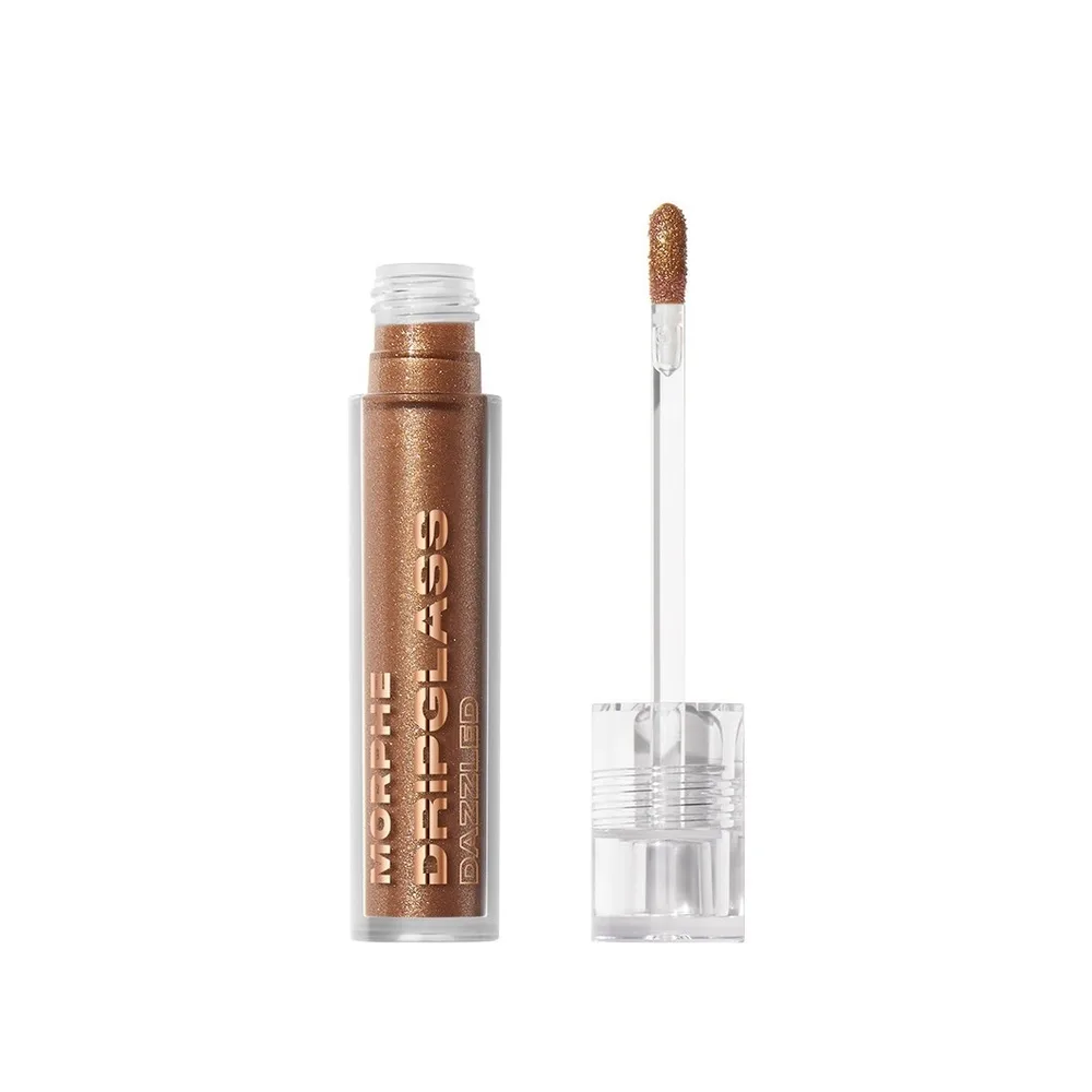 Блеск для губ Morphe Dripglass Dazzled High Shimmer, оттенок COGNAC DIAMOND