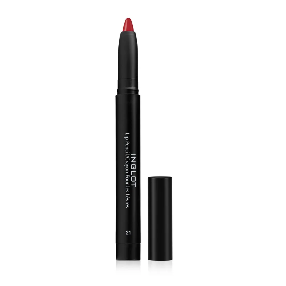 Inglot Matte Карандаш для губ матовый с точилкой, 1,8 г, оттенок Nr 21