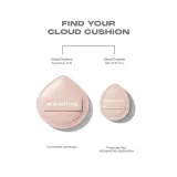 Morphe Cloud Cushion Seamless Puff двухслойная пуховка для макияжа в форме капли, 1 шт — фото 4