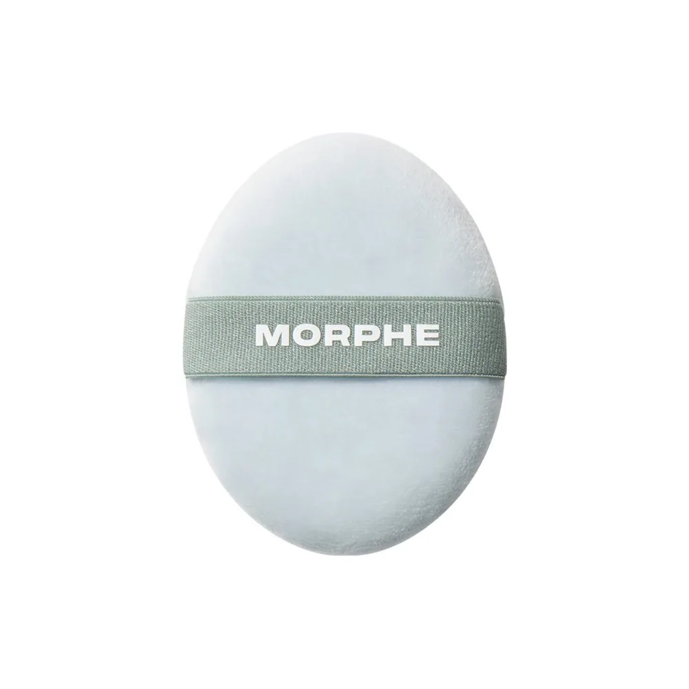 Morphe All Set Touchup Powder Puff велюровая пуховка для пудры с дорожным футляром, 1 шт