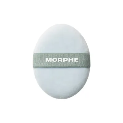 Morphe All Set Touchup Powder Puff велюровая пуховка для пудры с дорожным футляром, 1 шт