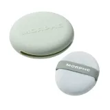 Morphe All Set Touchup Powder Puff велюровая пуховка для пудры с дорожным футляром, 1 шт — фото 2