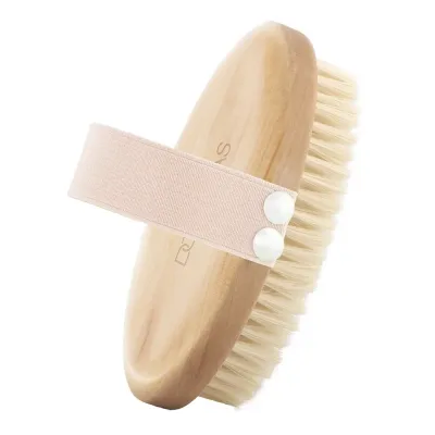Douglas Collection щётка для сухого массажа тела Dry body brush с нейлоновой щетиной, 1 шт
