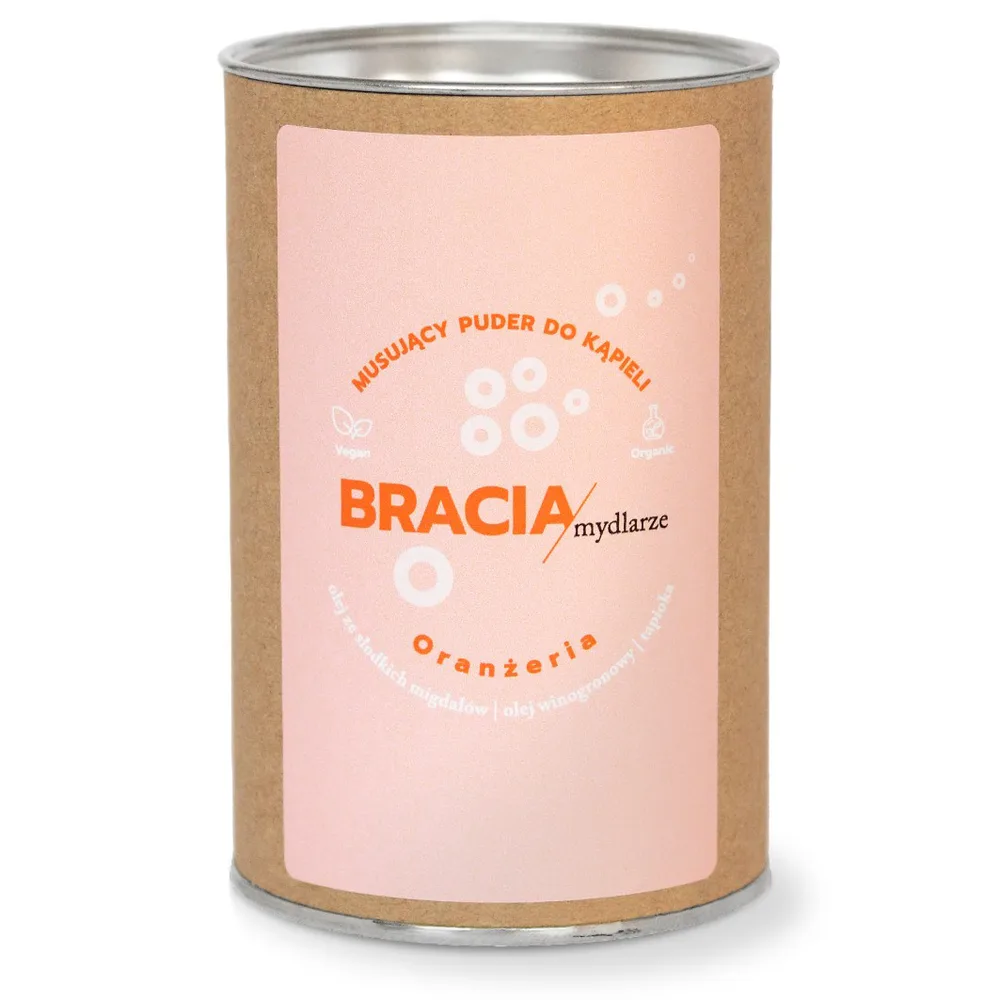 Bracia Mydlarze Oranzeria шипучая пудра для ванны с цитрусовым ароматом 300 г