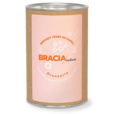 Bracia Mydlarze Oranzeria шипучая пудра для ванны с цитрусовым ароматом 300 г