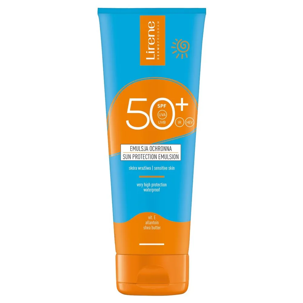 Солнцезащитный бальзам Lirene SUN Emulsja nawilzajaca SPF 50, 120 мл