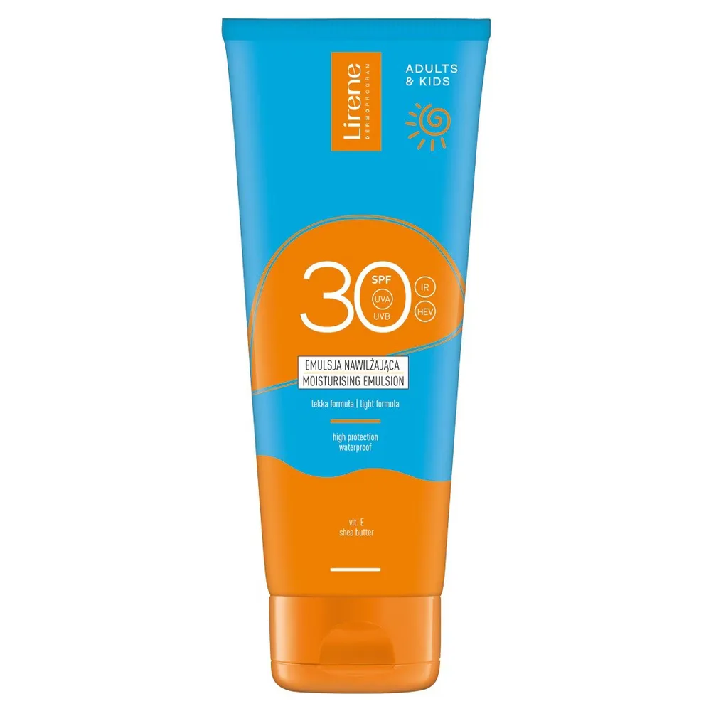 Солнцезащитный бальзам Lirene SUN Emulsja nawilzajaca SPF 30, 200 мл