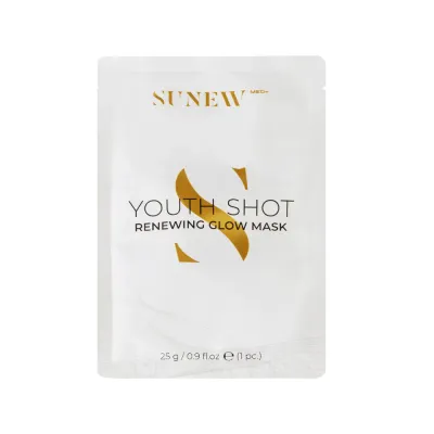SunewMed+ Youth Shot тканевая маска для лица, регенерация и сияние, 1 шт