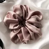 Poshyou SCRUNCHIE MAXI резинка для волос тканевая, оттенок NUDE ROSE, 1 шт — фото 1