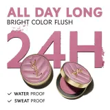 Румяна: Роза Yves Saint Laurent Bold Blurring Blush, оттенок 15 - CHILI CRUSH — фото 2