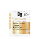 AA Cosmetics 60+ Крем для лица против морщин, золотой уход, 50 мл — фото 5