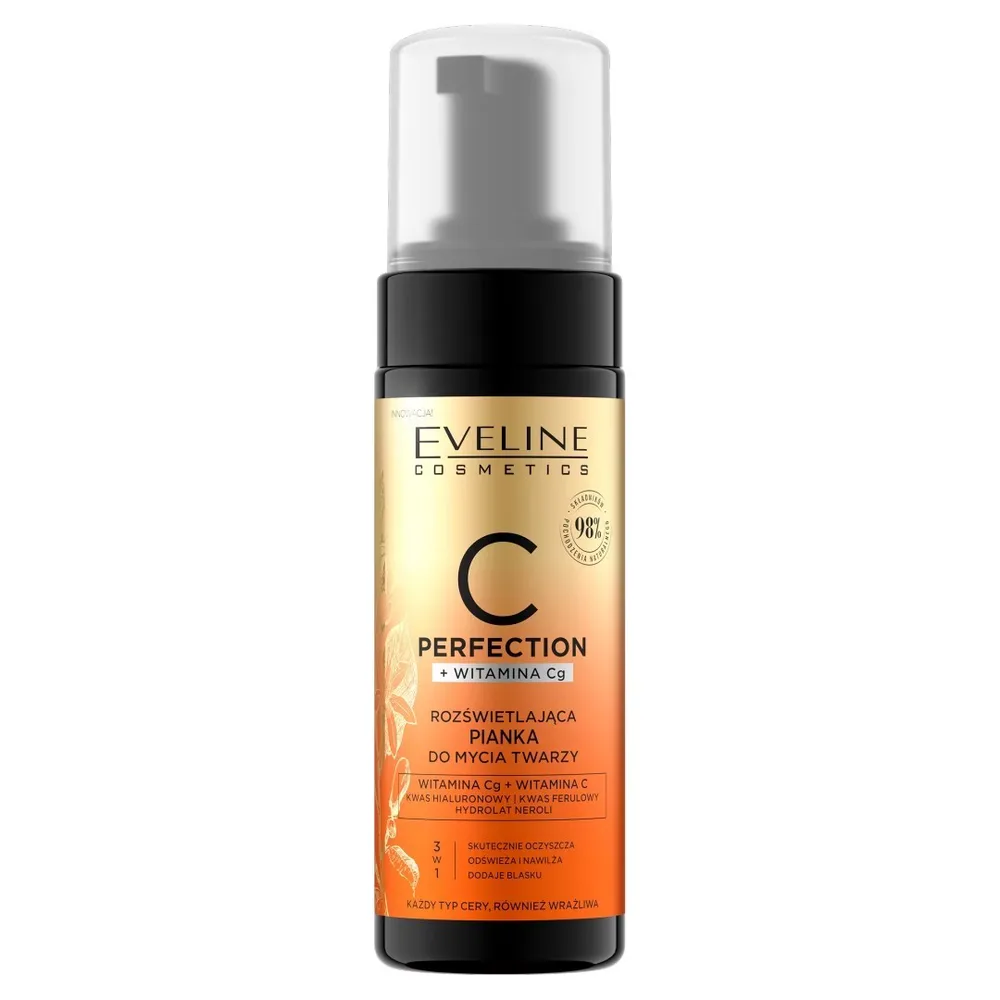 Eveline Cosmetics C-Perfection Пенка для умывания лица осветляющая, 150 мл