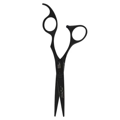 Olivia Garden SilkCut ножницы для стрижки волос, чёрные, 1 шт